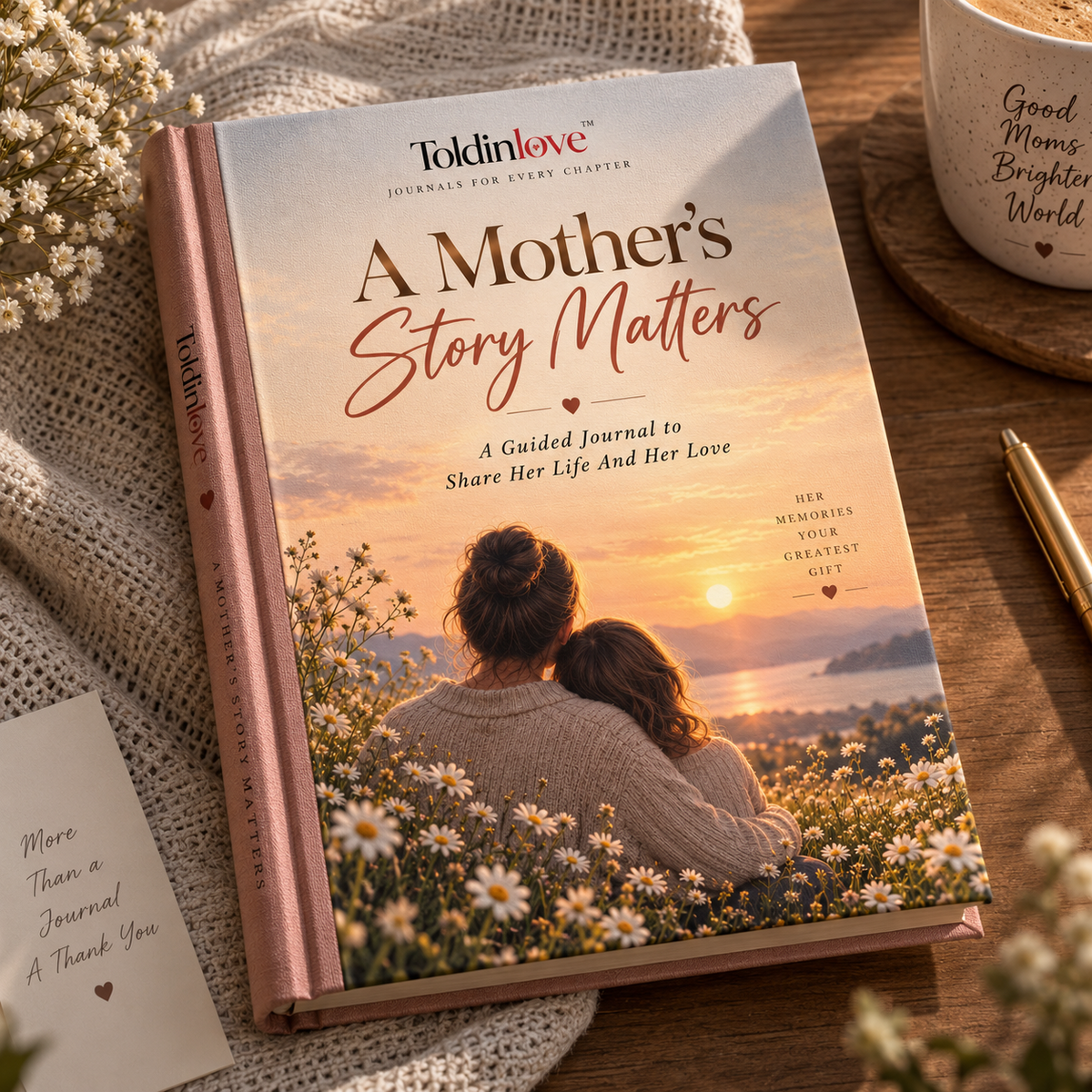 Told In Love - A Mother's Story Matters guided journal